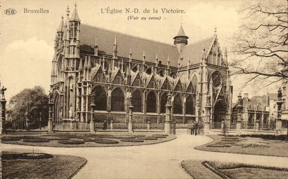Brüssel — Die Kirche der Heiligen Jungfrau der Sieges — P.I.B. - Vorderseite