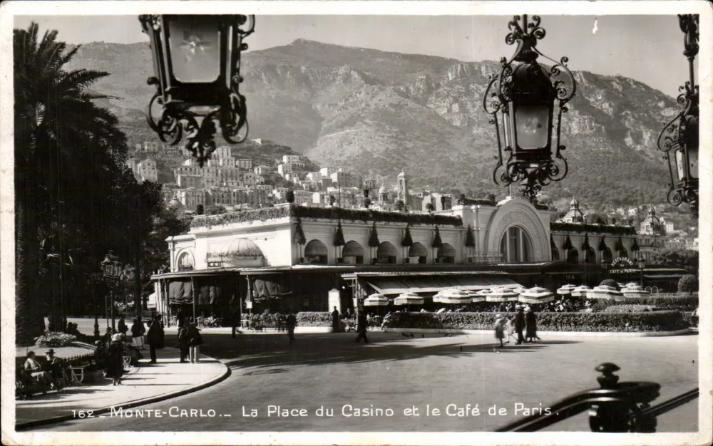 Monte-Carlo — Die Place du Casino und der Café de Paris — Éditions La Tigogne - Vorderseite
