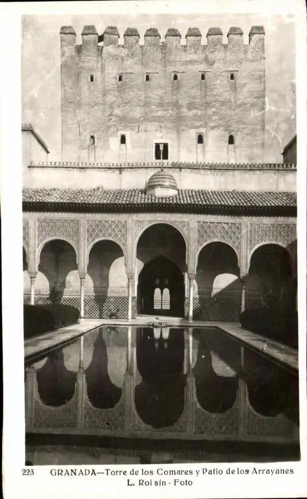 Granada—Torre de los Comares und Patio de los Arrayanes — L. Roi sín - Foto n°223 - Vorderseite
