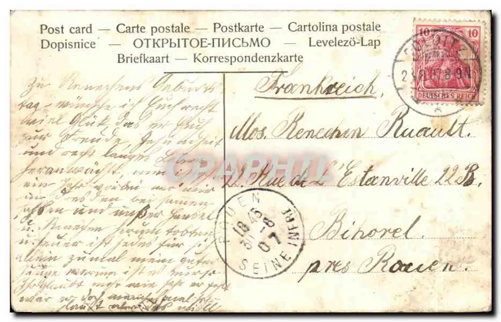 Vue de Colditz — Château et ville sur la rivière — éditeur Lunatara, 4783 - Verso