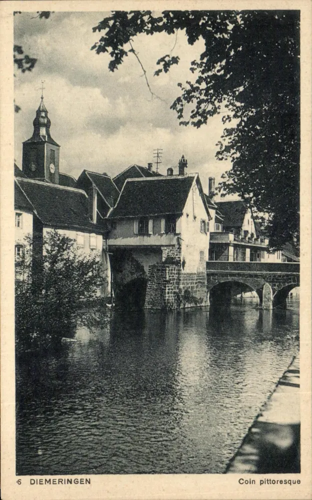Diemeringen — Piekny kąt — Wydawnictwo Photos Grume, Diemeringen - Awers