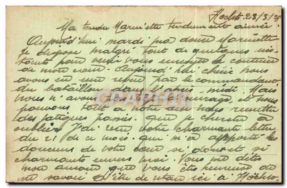 Griesheim — Camp Général-Girodon — éditeur inconnu, n° de série non visible - Verso
