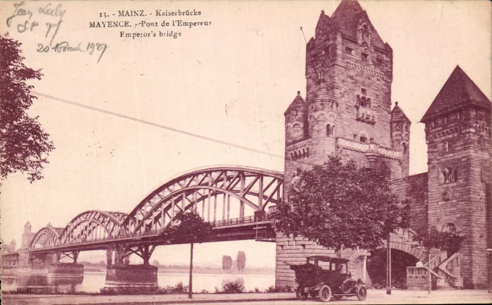 Mainz — Kaiserbrücke — Kaiserbrücke — Verlag M.H. n°15 - Vorderseite