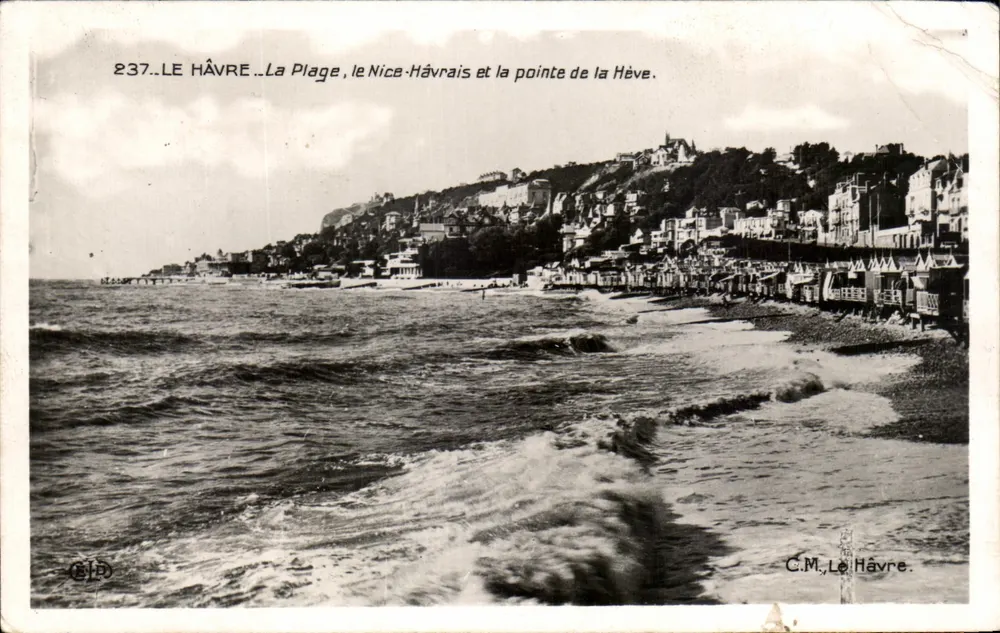 Le Havre — Die Strände, das Nice-Hâvrais und die Spitze der Hève — C.M. Le Havre, n°237 - Vorderseite