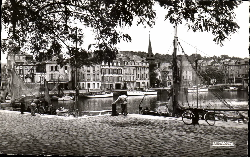 Honfleur — Der alte Hafen und das Museum — Éditions 'LA CIGOGNE' - Vorderseite