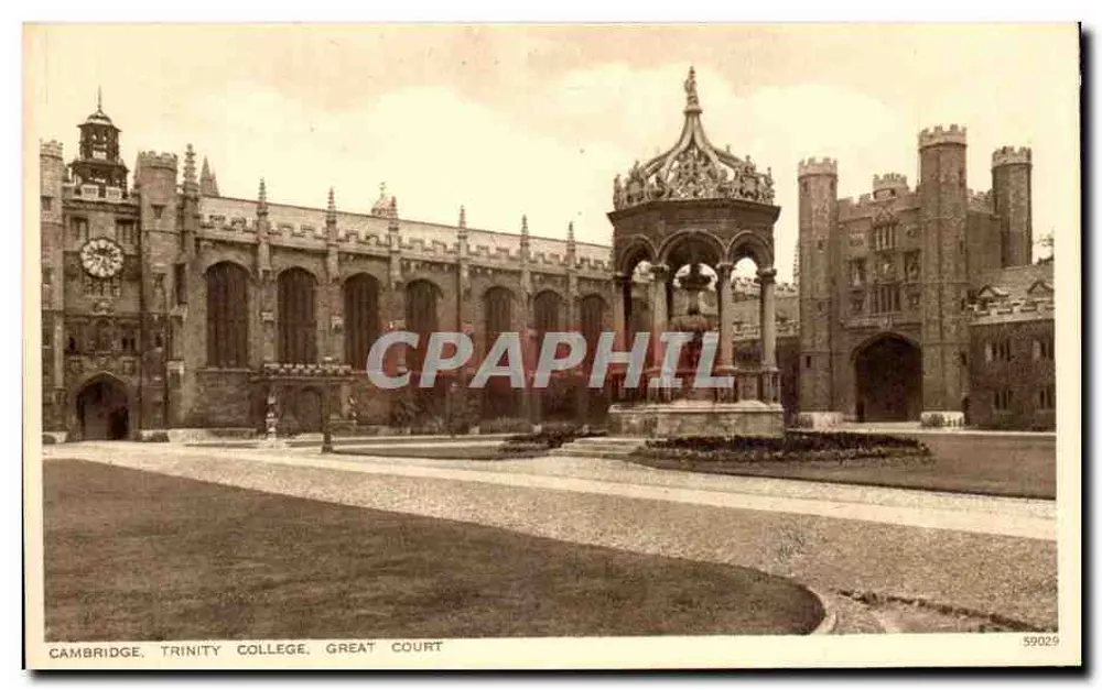 Cambridge, Trinity College, Great Court — Fotoquímica, n° 59029 - Frente