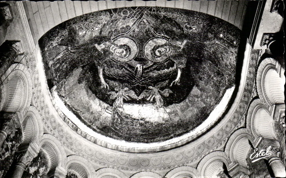 Die Kirche von Germigny-des-Prés — Die Mosaik der Ostapsis (9. Jahrhundert) — Estel Luxus-Editionen - Vorderseite