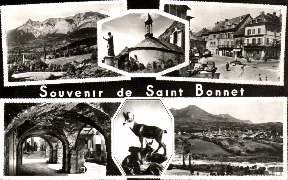 Saint-Bonnet-en-Champsaur — Lembrança de Saint Bonnet — Edições da Literatura, Marselha - Frente