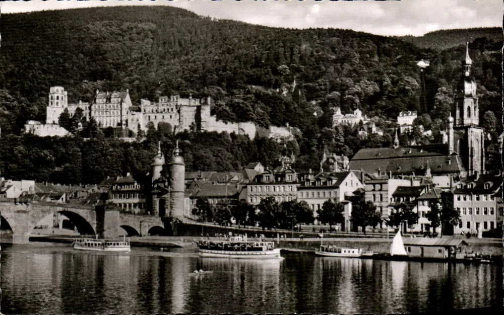 Heidelberg - Parte do Neckar — Kunstverlag Edm. v. Königstein (N.) - Frente