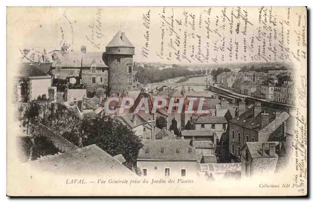 La Faval — Allgemeiner Blick vom Jardin des Plantes — Verlag: Établissements Photographiques de Neurdein Frères, Paris - Vorderseite