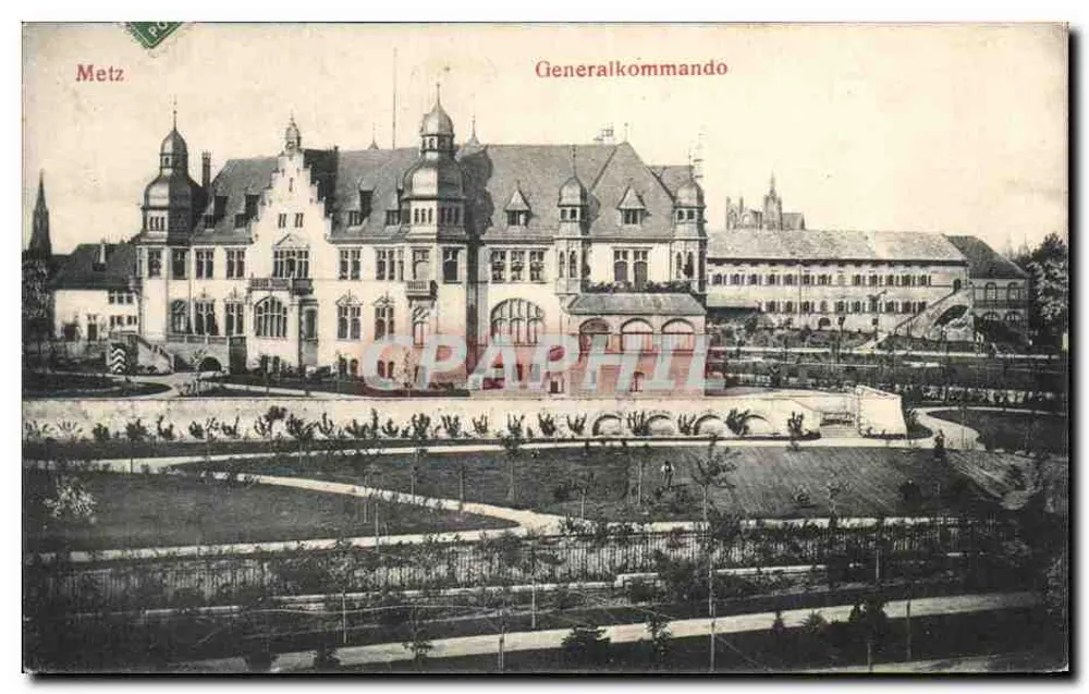 Metz — Generalkommando — Verlag Klingenstein & Co., Metz - Frente