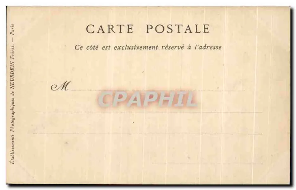 Angers — Die Kirche Saint-Laud und das Schloss — Collections ND Phot - Rückseite