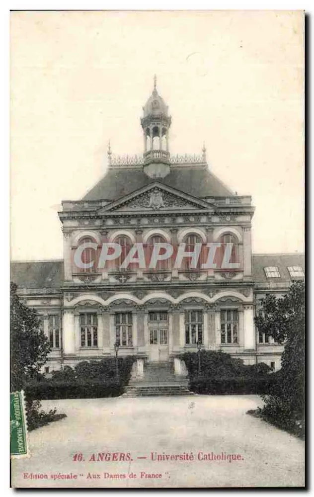 Angers — Universidade Católica — Edição especial 'Aux Dames de France' - Frente