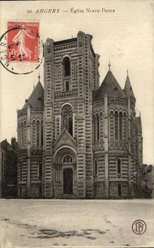 Angers — Kerk van Onze Lieve Vrouw — Uitgever CP - Voorkant