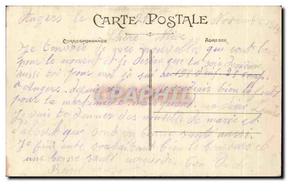 Angers — Igreja de São José — Edição Larouote, n°81 - Verso