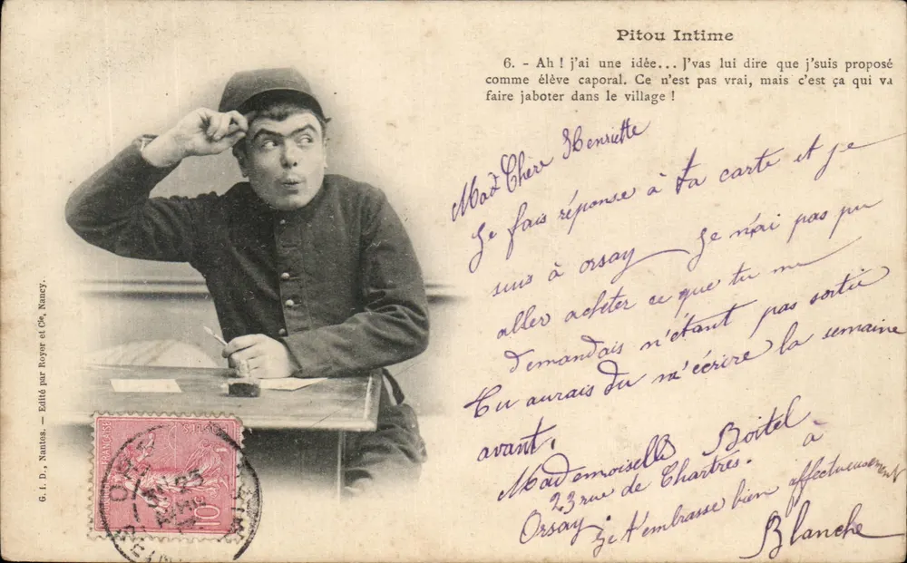 Pitou Intime — Verlag Royer et Cie, Nancy — Nr. 6 - Vorderseite