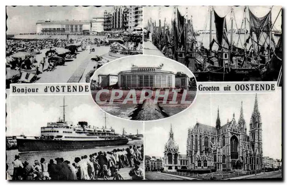 Oostende — Panoramablick — Ern. Thill, Brüssel, Nr. 35 - Vorderseite