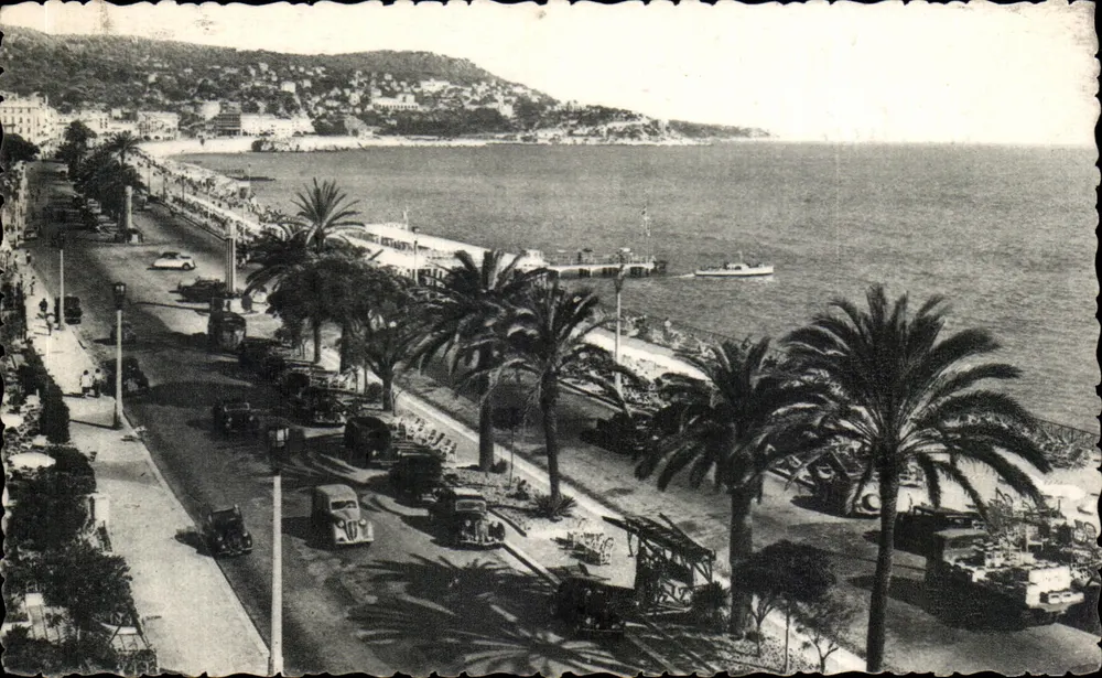 Ansicht der Promenade des Anglais in Nice — Verlag L. Gietta et Cie, Nr. 17 - Vorderseite