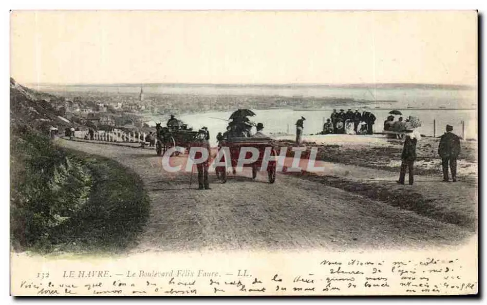 Le Havre — O Boulevard Félix Faure — LL. — n°132 - Frente