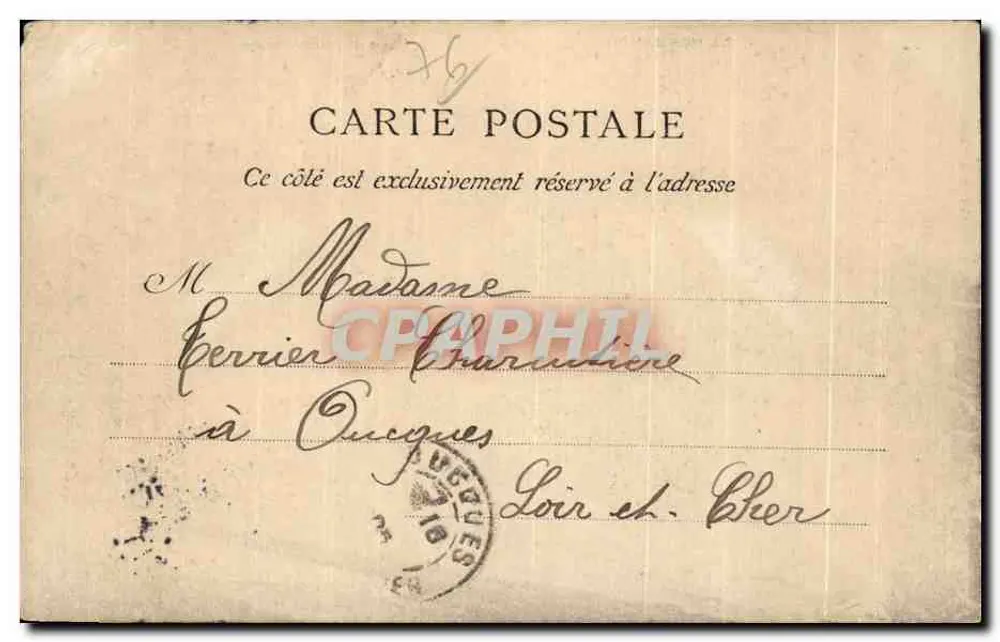 Le Havre — Tal von Sainte-Adresse — Antike Ansichtskarte Paris, Nr. 2525 - Rückseite