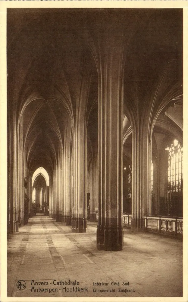 Antwerpen — Kathedrale — Innenansicht Südseite — N. JELS - Vorderseite