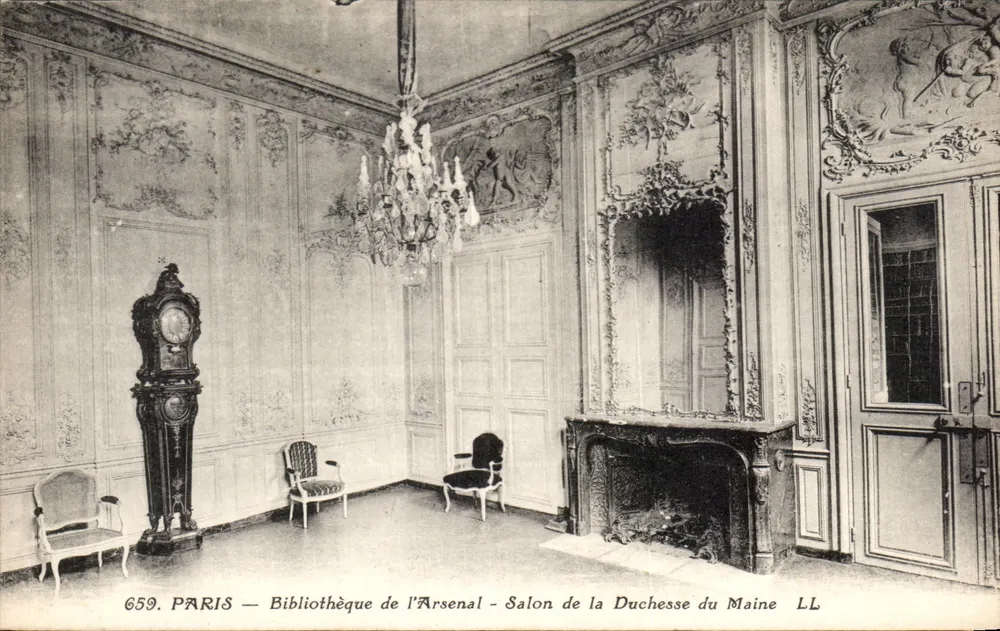 Paris — Bibliothek des Arsenal - Salon der Herzogin von Maine - Vorderseite