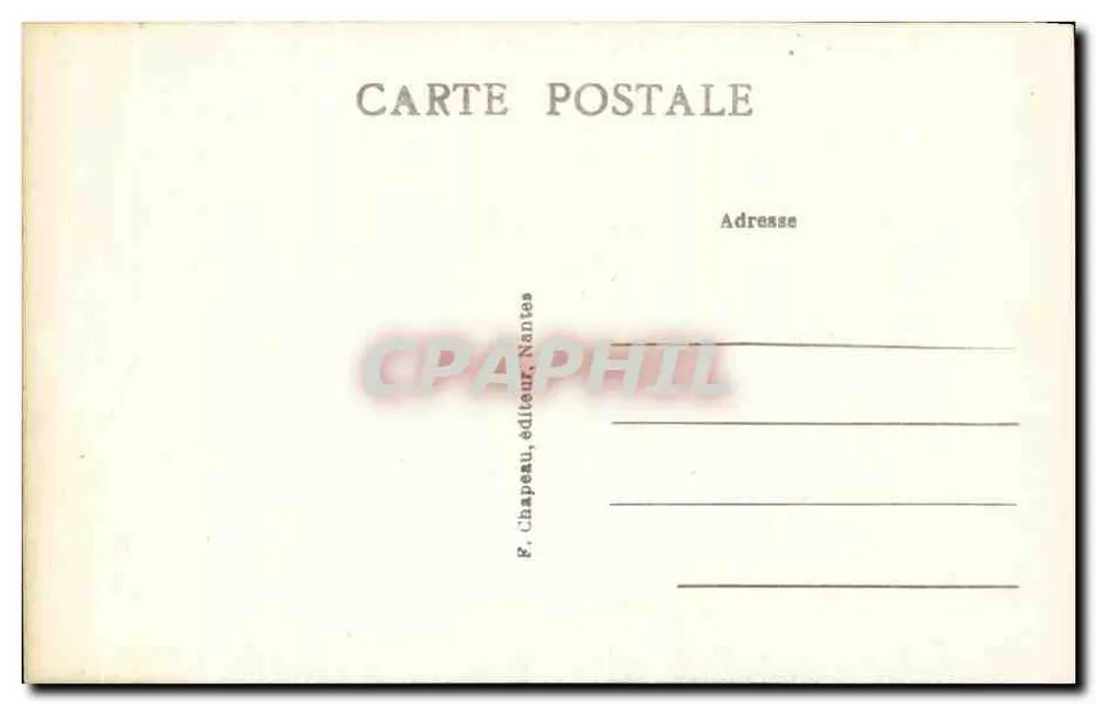 Le Croisic (Loire-Inf.) — Gotische Pforte — Quai de la Petite Chambre — R. Chapeau, Nantes, n°94 - Rückseite