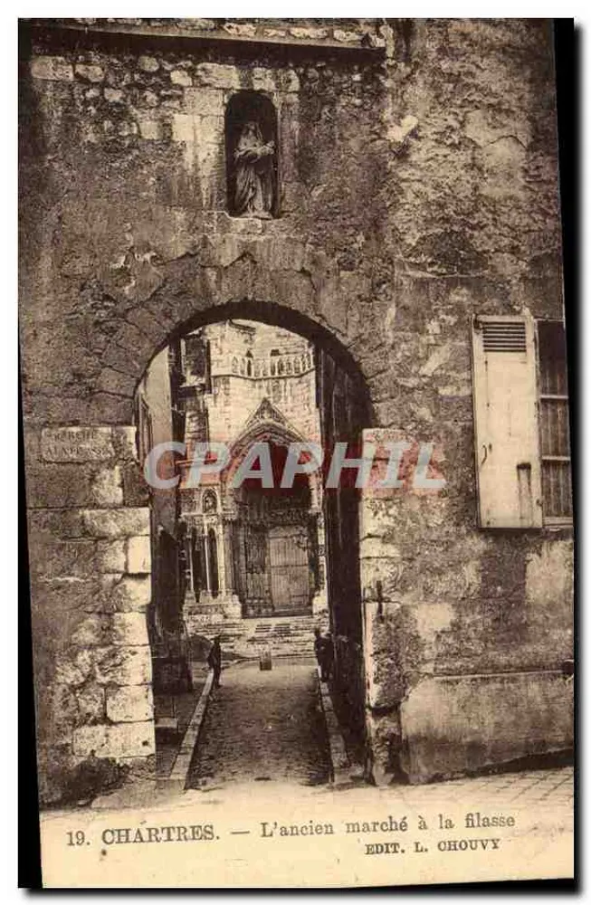 Chartres — O antigo mercado de fiação — Edit. L. Chouvy - Frente