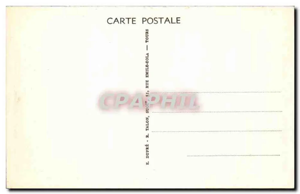 Chinon (Indre-et-Loire) — O Castelo (séculos xiii e xv) — Porta de Entrada (Leste) — A.P. — R. Talon - Verso