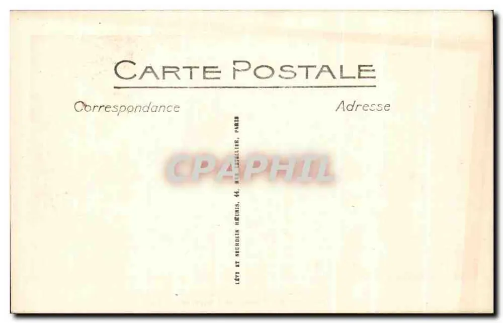 Innenraum des Palastes von Algerien — Kolonialausstellung in Marseille — LL - Rückseite