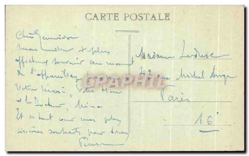 Marseille — Ansicht der Kathedrale und Joliette — Verlag: 2172 - Rückseite