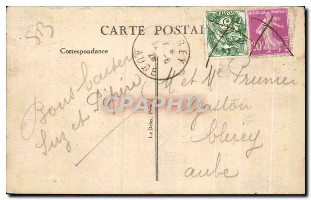 Deauville — Grande tempestade na Ponta de Madeira - Verso