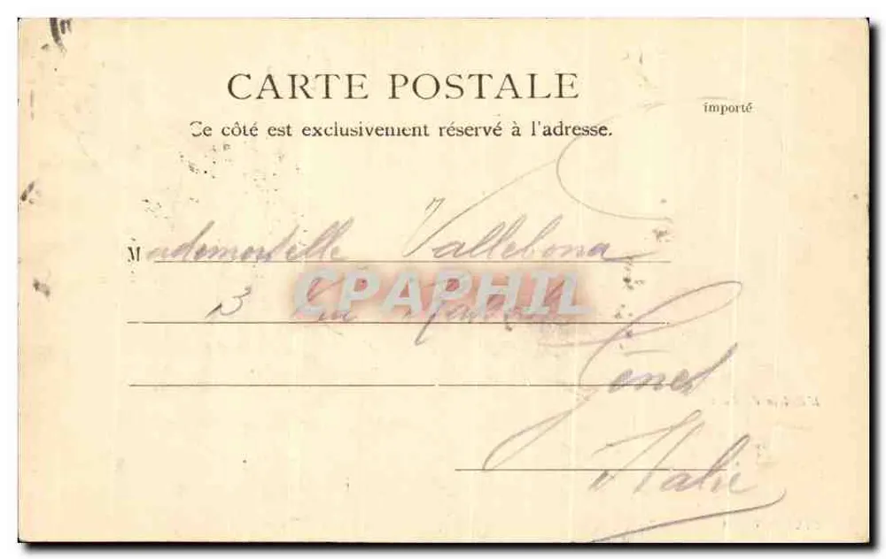 A Entrada do Porto — Havre — R.&J.D. 10661 t - Verso