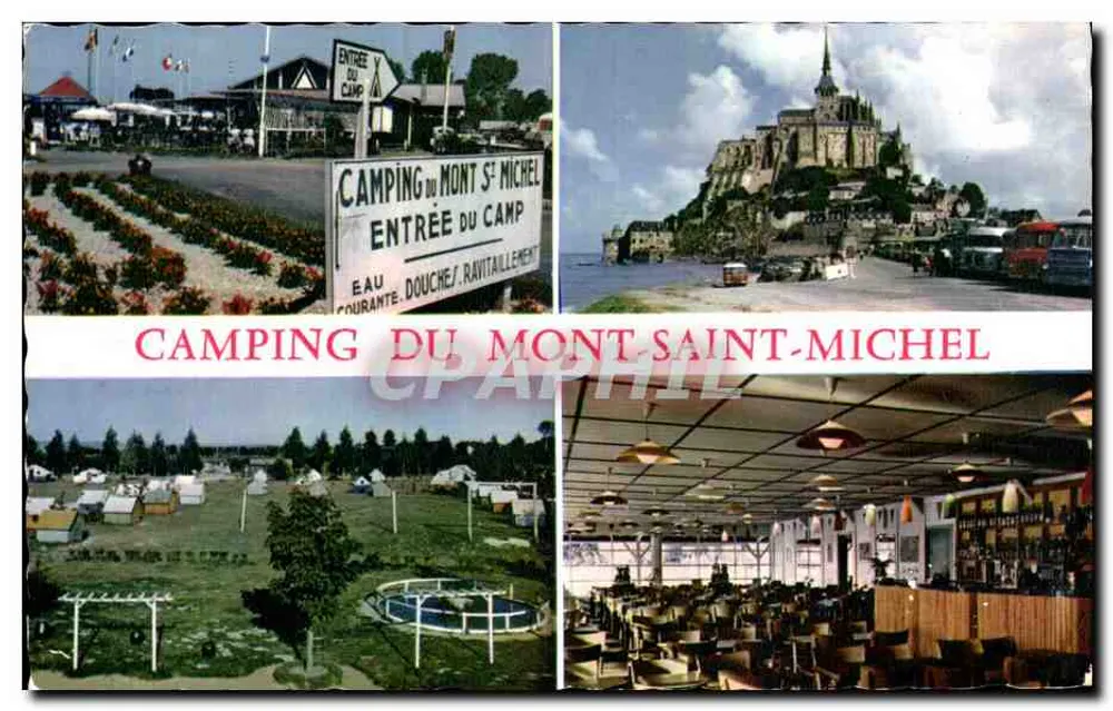 Camping do Monte Santo Michel — vista do local e do restaurante — Lumicap - Frente