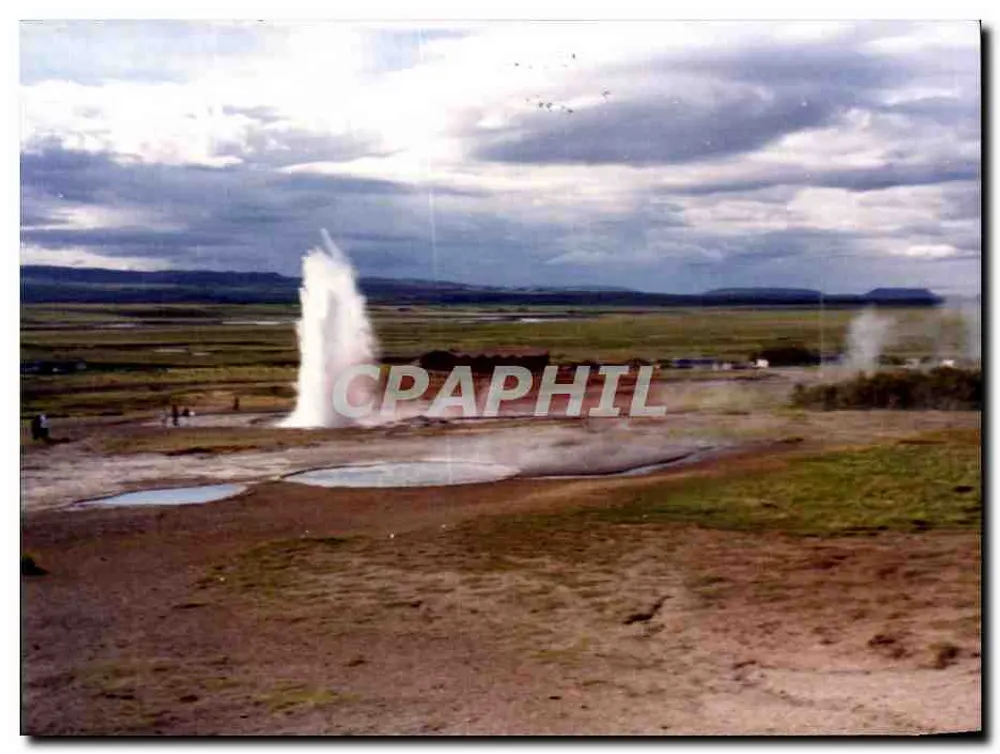 Geyser — Islândia — editor desconhecido, número de série não visível - Frente