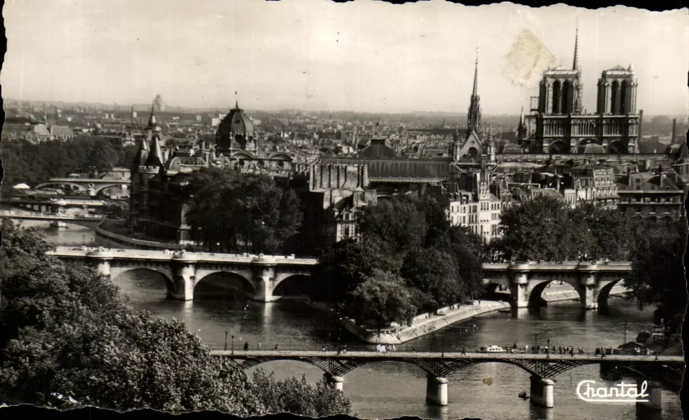 Paris - Der Punkt der Stadt und die Brücken — Édition Chantal, n°126 - Vorderseite