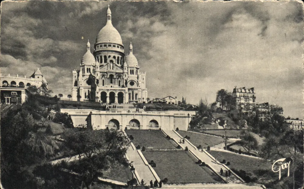 Basilika des Heiligen Herzens — Montmartre — Kunstausgabe, Paris - Vorderseite