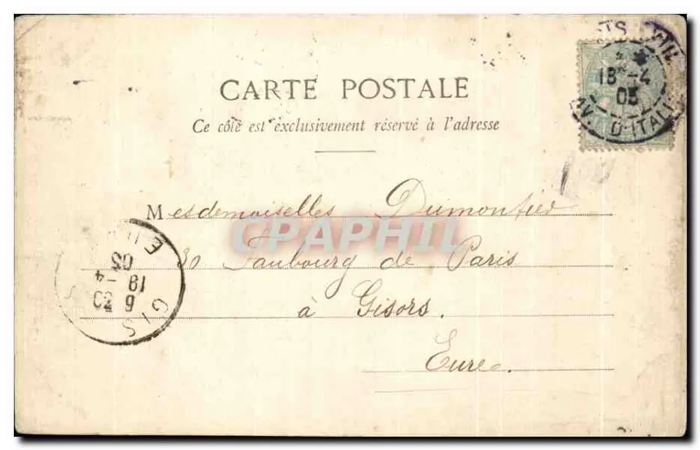 Sacre-Cœur von Montmartre — Ansicht von der Rue de la Barre — Verlag AU SOMMET-DE MONTMARTRE, Nr. 403 - Rückseite