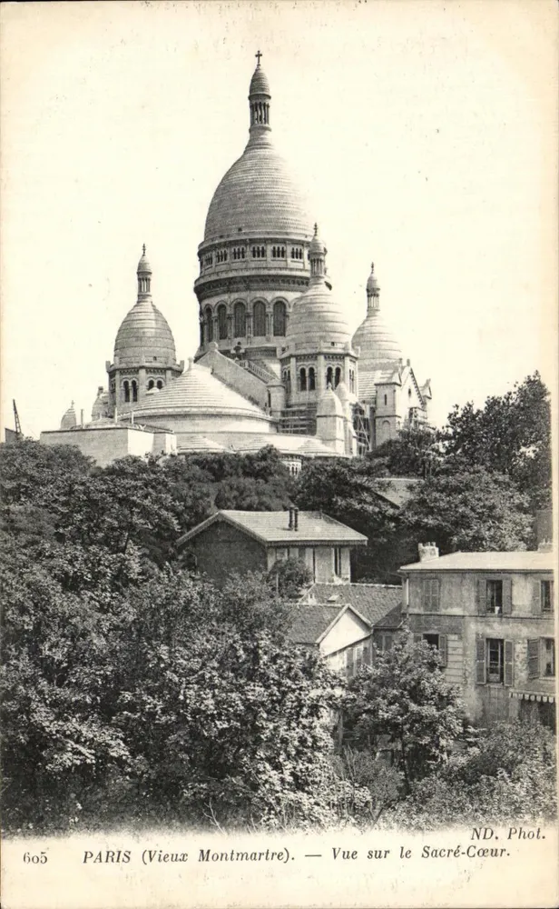 PARIS (Alt-Montmartre) — Ansicht des Sacré-Cœur — ND. Phot. - Vorderseite