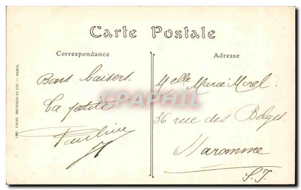 PARIS (Alt-Montmartre) — Ansicht des Sacré-Cœur — ND. Phot. - Rückseite