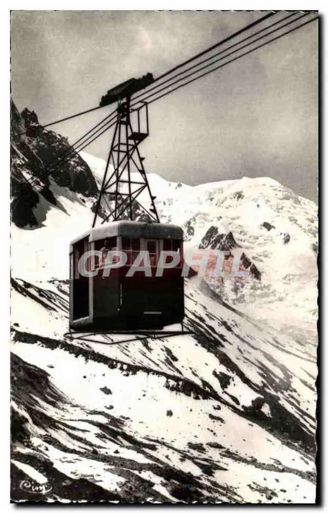 Seilbahn der Aiguille du Midi — Chamonix — Verlag Combiér - Vorderseite
