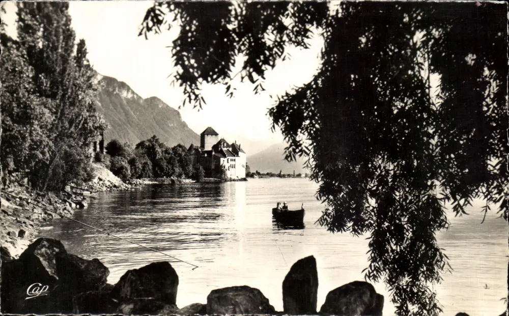 Castelo de Chillon — Lago Léman — editor C.A.P. n°65 - Frente