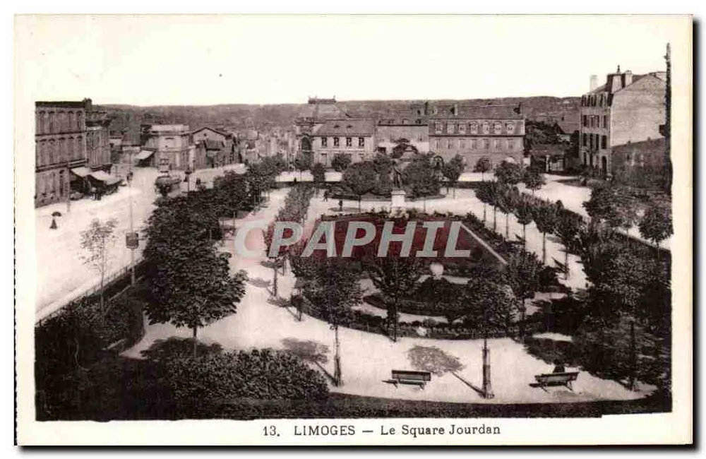 Limoges — O Square Jourdan — n° 13 - Frente