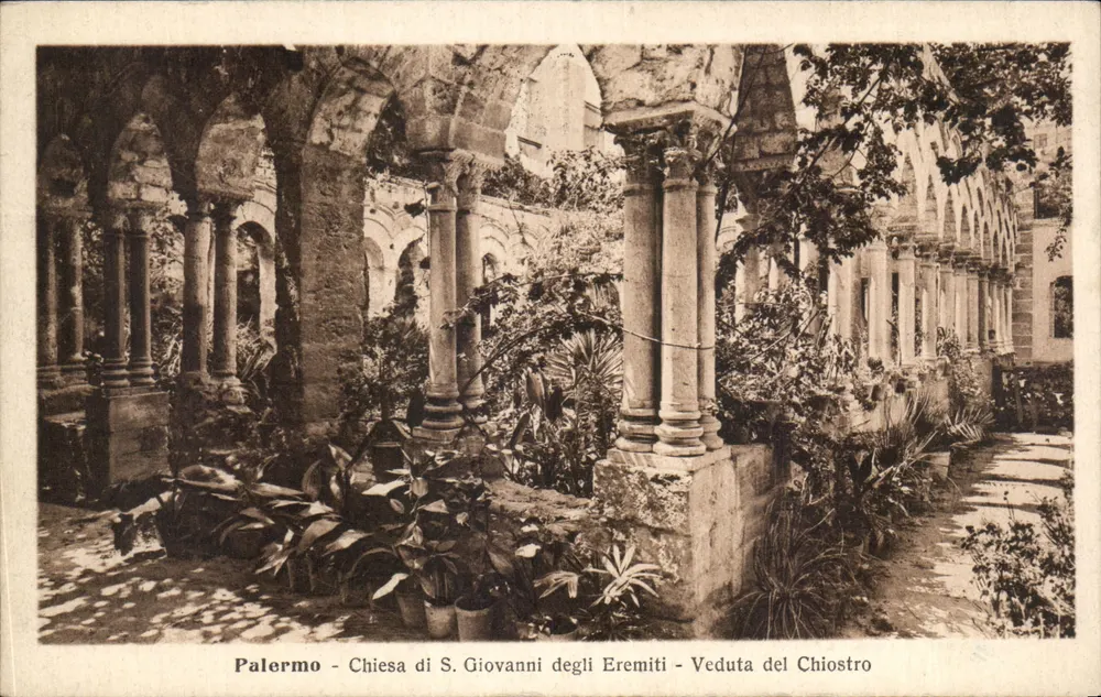 Palerme — Kirche S. Giovanni degli Eremiti — Ansicht des Klosters - Vorderseite