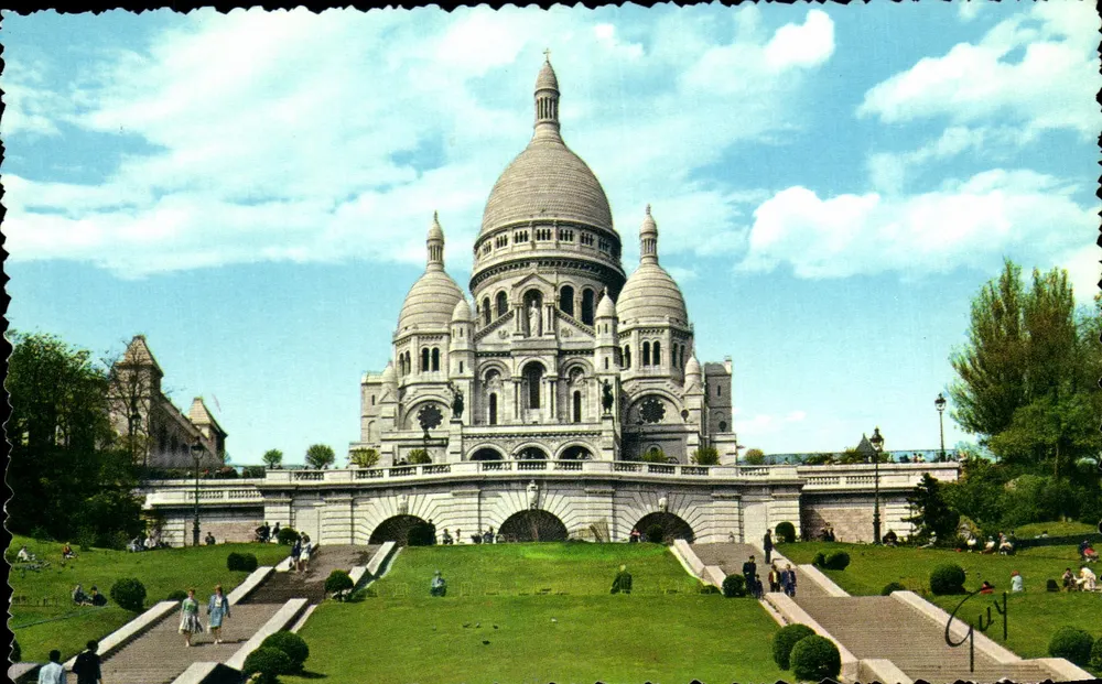 Basilika des Heiligen Herzens — Paris — Éd. Guy, n° 1022 - Vorderseite