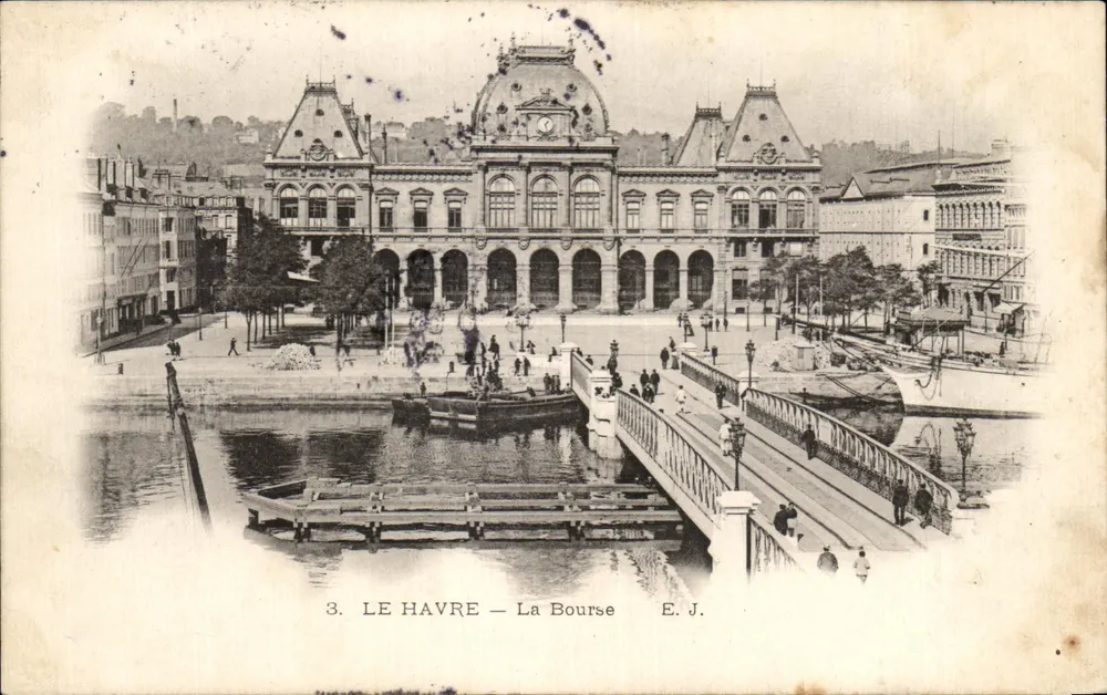 Le Havre — A Bolsa — E.J. - Frente