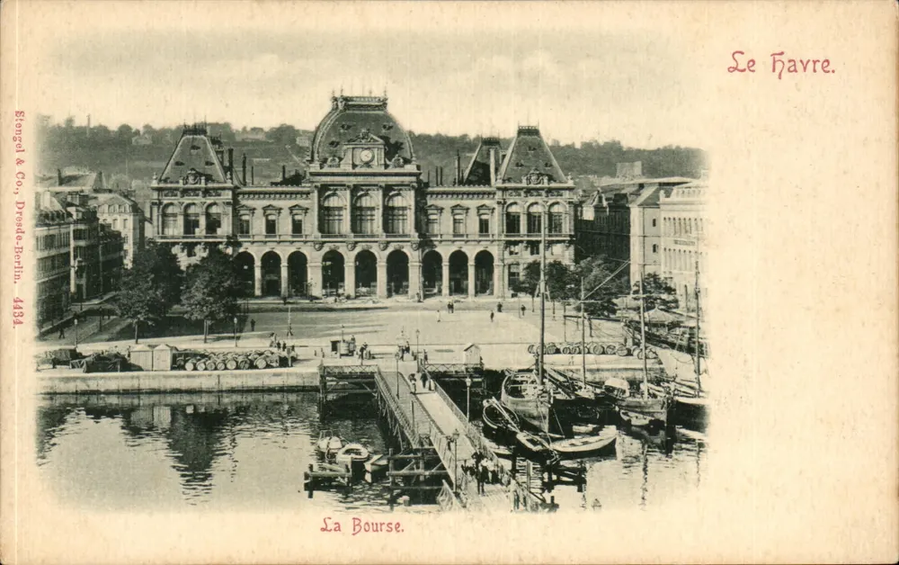 Le Havre — La Bourse — Slongel & Co, Dresden-Berlin, n° 4434 - Frente