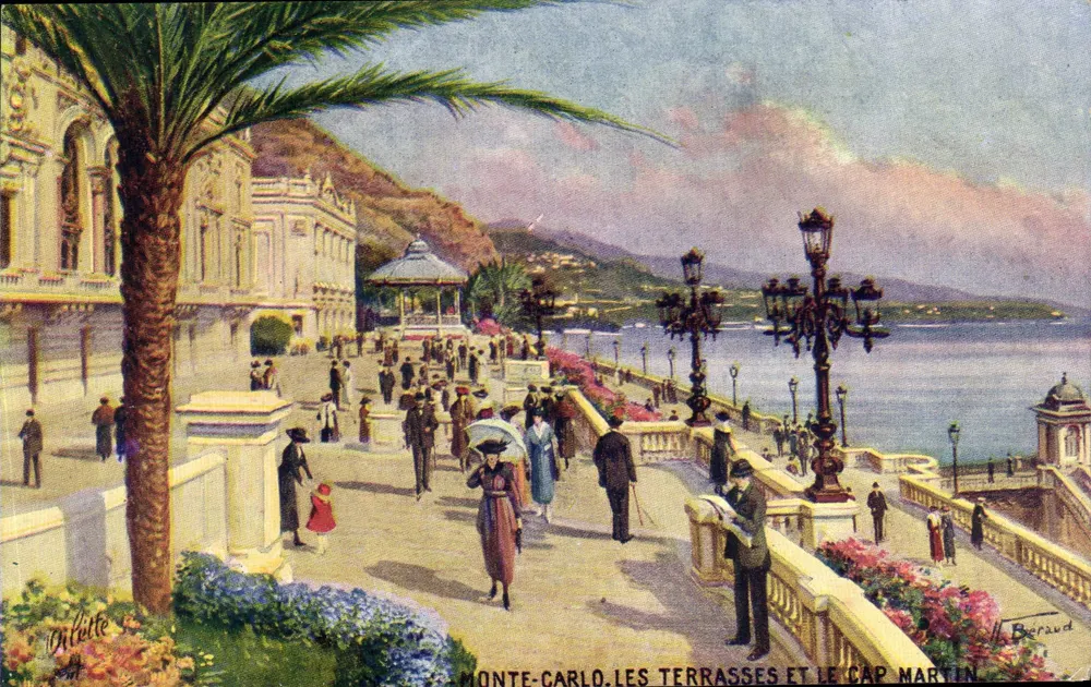 Monte-Carlo. Die Terrassen und der Cap Martin — J. Berard — n° 32 - Vorderseite