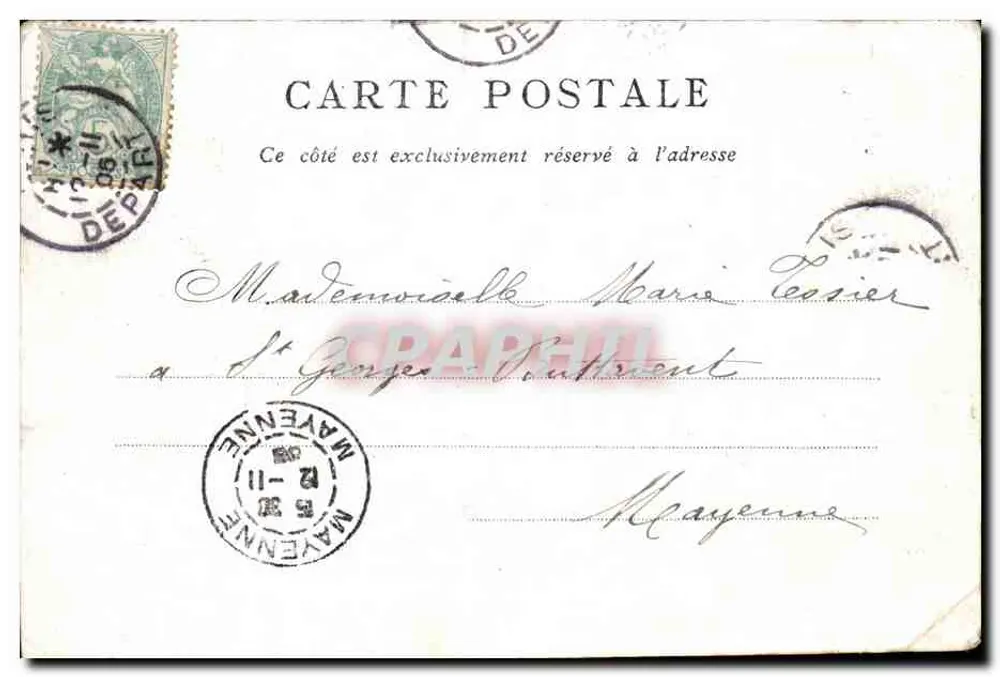 Pont de la Concorde — vue du quai avec bateau à passagers — éditeur IMP. LAHURE, Paris - Verso