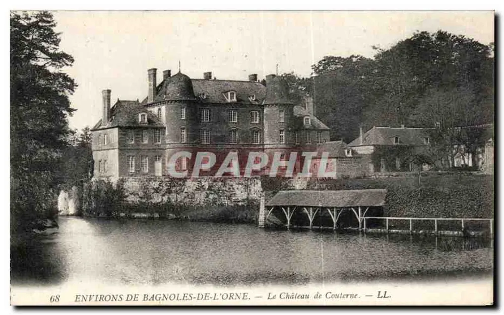 Arredores de Bagnoles-de-l'Orne — O Castelo de Couterne — LL - Frente
